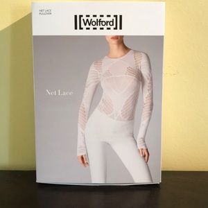 WOLFORD Net Lace Pullover
